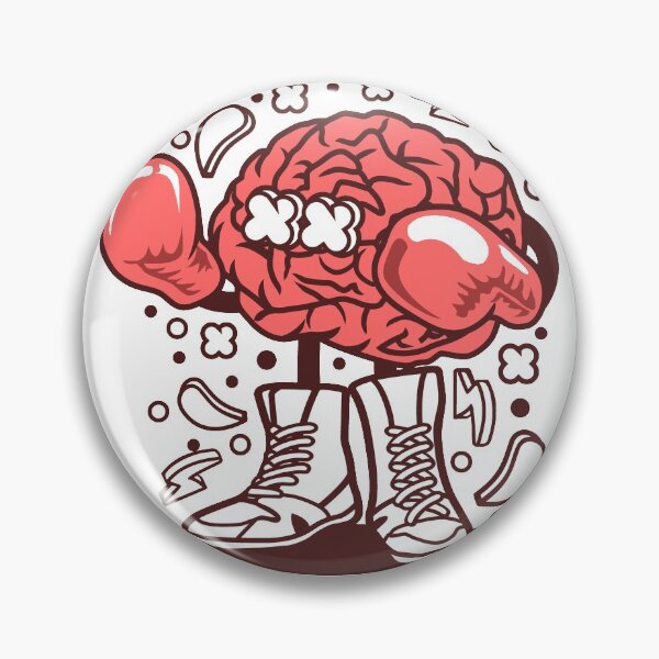 Item preview,  Boxing Brain designed and sold by BeeMeCreative.