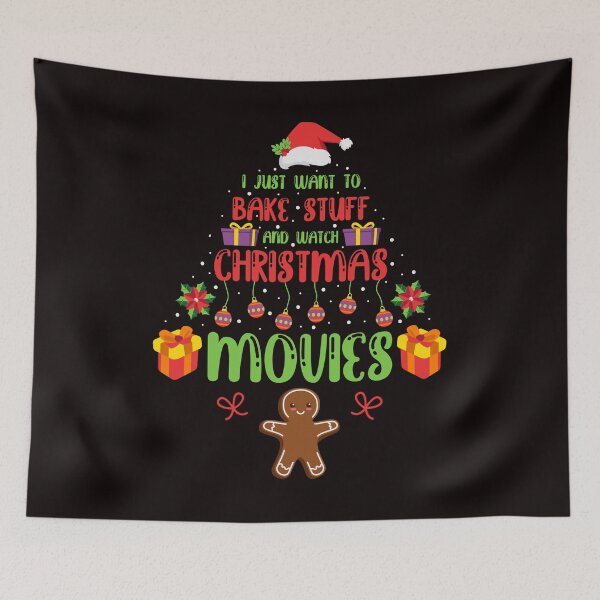 Item preview, I Just Want To Bake Stuff and Watch Christmas Movies designed and sold by eleaseschafer.