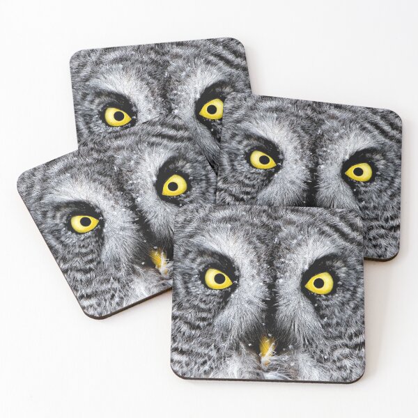 Item preview, Great Gray Owl Portrait designed and sold by Owl-Images.