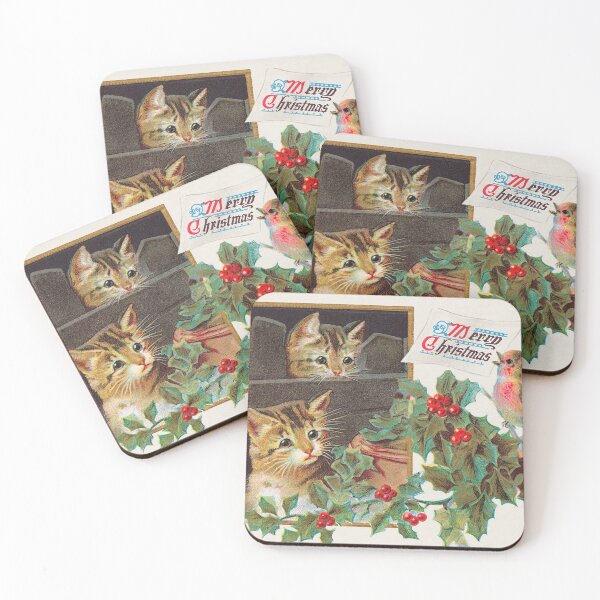 Item preview, Vintage Christmas Card Merry Christmas (1911) designed and sold by Designedbysm.