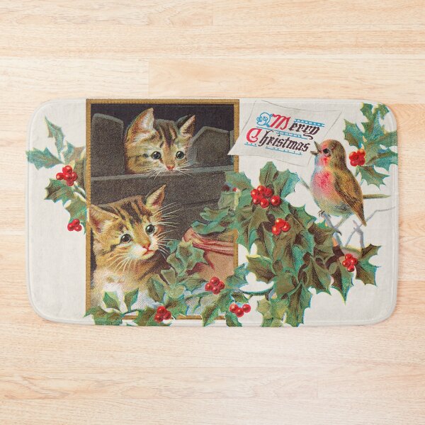 Item preview, Vintage Christmas Card Merry Christmas (1911) designed and sold by Designedbysm.