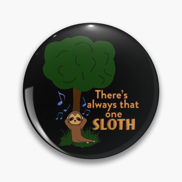 Item preview, There's always that one sloth illustration...listening to music designed and sold by With My Hands By K.