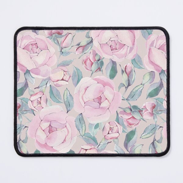 Item preview, Cute pink peonies print. Frolar pattern designed and sold by Maki-An.