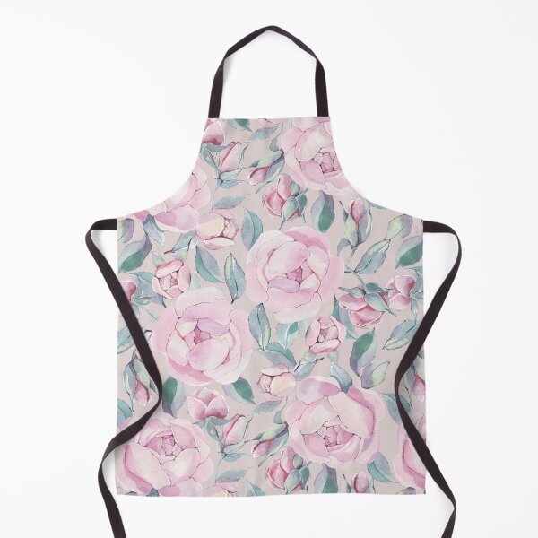 Item preview, Cute pink peonies print. Frolar pattern designed and sold by Maki-An.