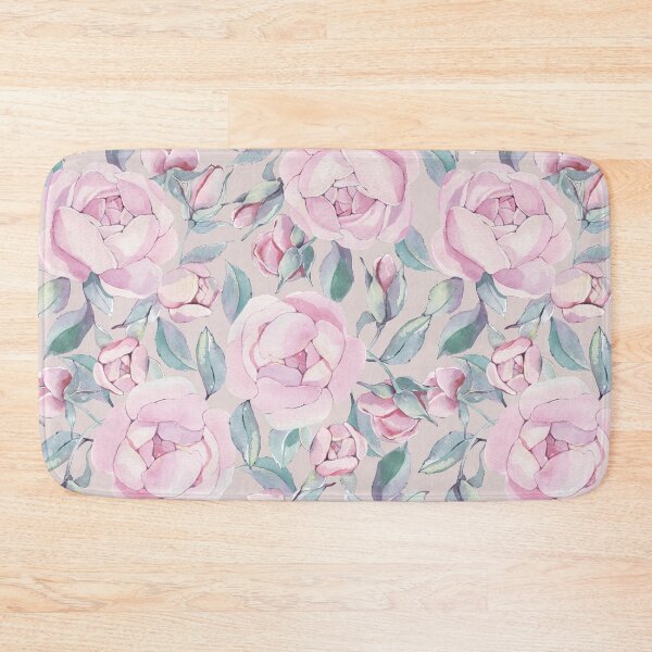 Item preview, Cute pink peonies print. Frolar pattern designed and sold by Maki-An.