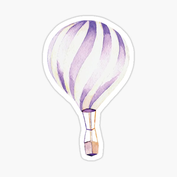 Item preview, Hot air balloon water colors designed and sold by Emil1993.