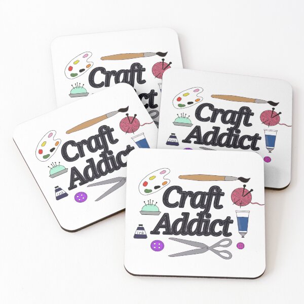 Item preview, Craft addict art with craft tools designed and sold by KaisPrints.