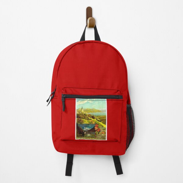 Item preview, LAC LEMAN SWITZERLAND : Vintage Travel Advertising Print designed and sold by posterbobs.