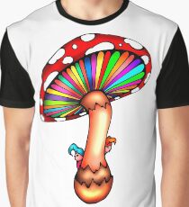 Psychedelic Mushroom Graphic T-Shirt