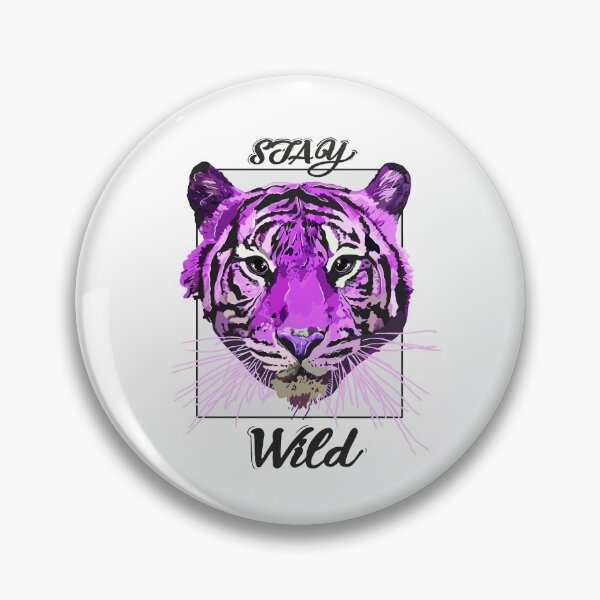 Item preview, Hand Painted Pink / Purple Tiger  designed and sold by AnnastasiiaD.