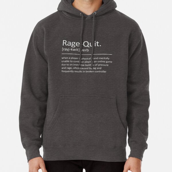 Rage Quit Definition Print Gamer Gift Funny Definition -  Israel