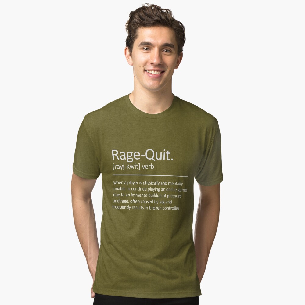 Funny Rage quit Gaming quote/Designs meme  Poster for Sale by Gamicnum