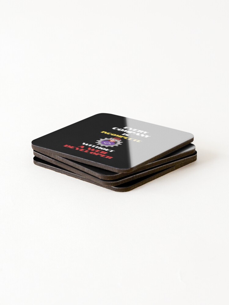 Thumbnail 4 of 5, Coasters (Set of 4), Web Developer Community designed and sold by theredsharp.