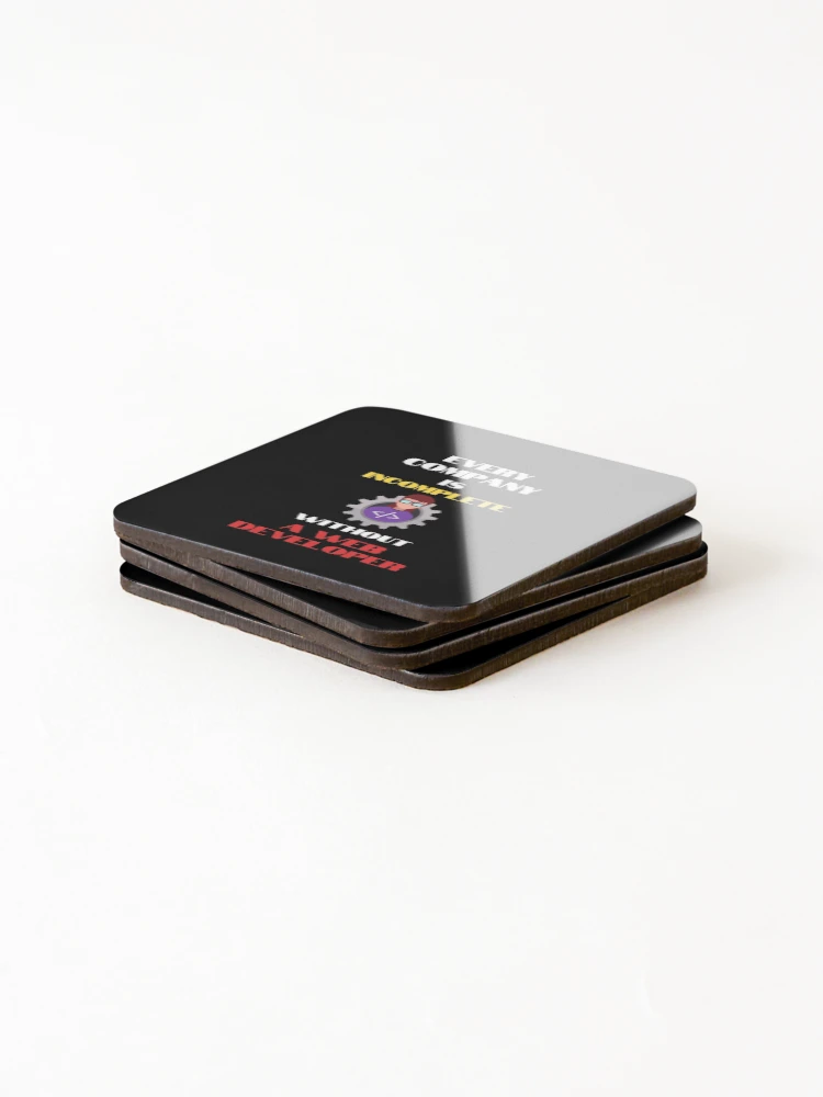 Thumbnail 4 of 5, Coasters (Set of 4), Web Developer Community designed and sold by theredsharp.