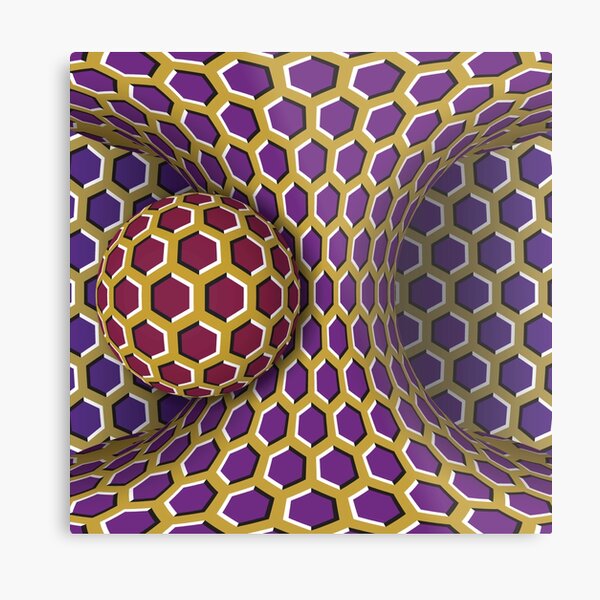 Optical illusion 7 Metal Print