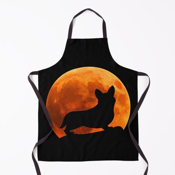 Item preview, corgi Dog Silhouette in moon gift designed and sold by alaechamlal.