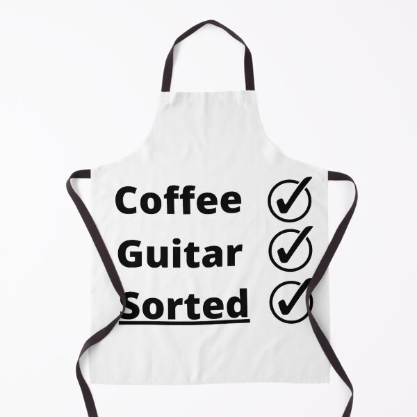 Item preview, Coffee Guitar Sorted, (Black Text) designed and sold by FinishYourSong.