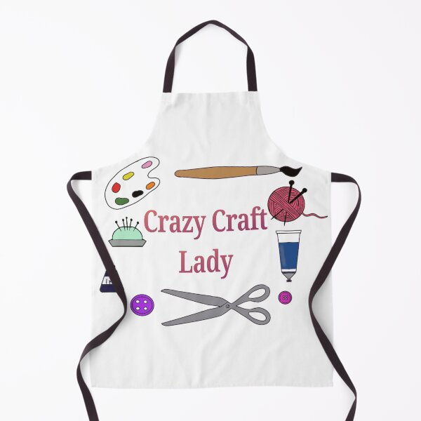 Item preview, Crazy craft lady designed and sold by KaisPrints.