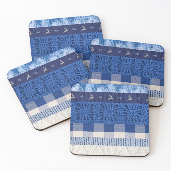 Item preview, Christmas Patterns Mix. Bright Blue designed and sold by trendingatees.