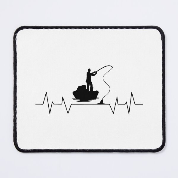Item preview, Love Fishing Born to go fishing Forced to work Fisherman Stick Figure Holding Fish Bones I love Fishing Art Design Happy Apparel Essential Inspiration Joy Mood Funny designed and sold by DesignByHeartUK.