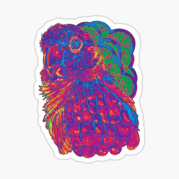 Summer Electric Conure Sticker
