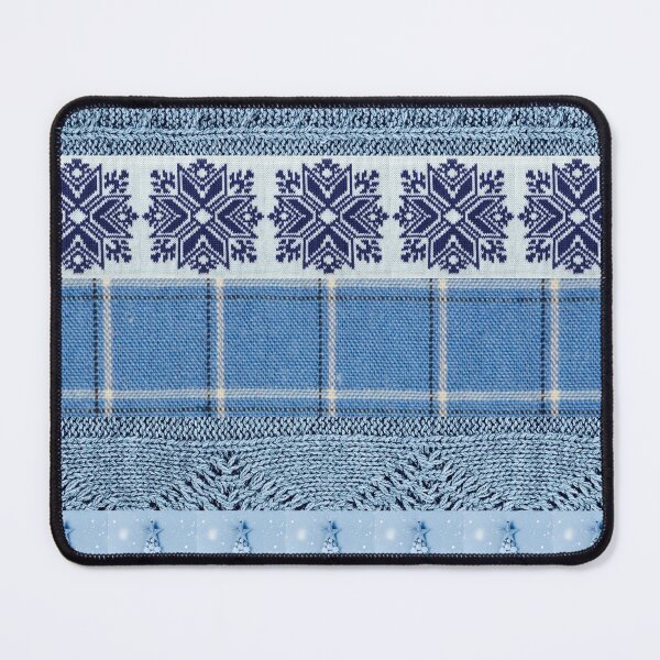Item preview, Christmas Patterns Mix. Soft Blue.  designed and sold by trendingatees.