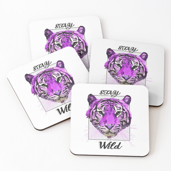 Item preview, Hand Painted Pink / Purple Tiger  designed and sold by AnnastasiiaD.