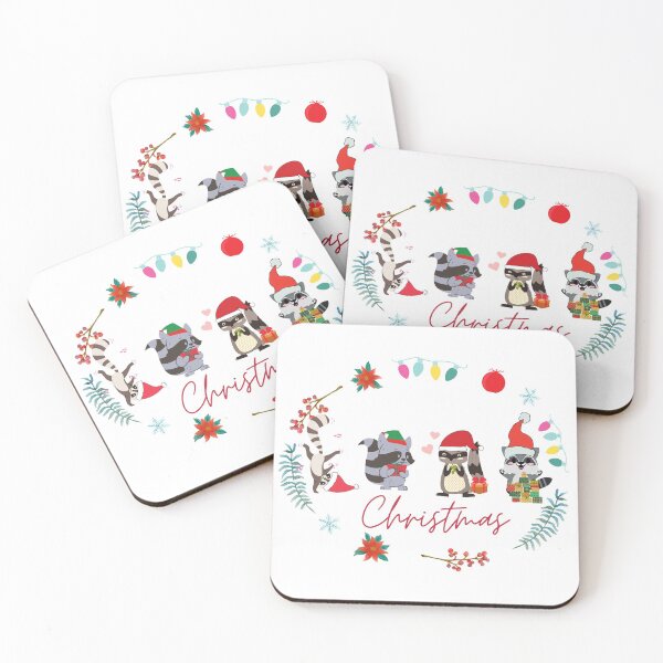 Item preview, FUNNY CUTE CHRISTMAS RACCOON DESIGN designed and sold by Cosmic6464.