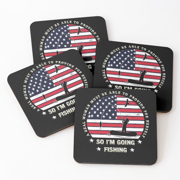 Item preview, Copy of I'm Going To Fish - Patriotic USA Design with Flag designed and sold by Momentfaenger.