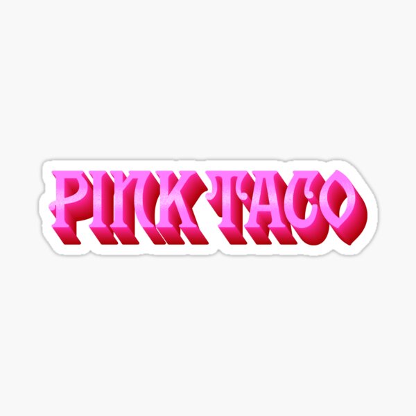 Pink Taco Sticker
