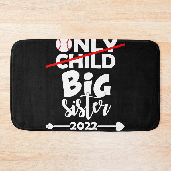 Item preview,  Only Child Big Sister Announcement Baseball designed and sold by Eddie SH.