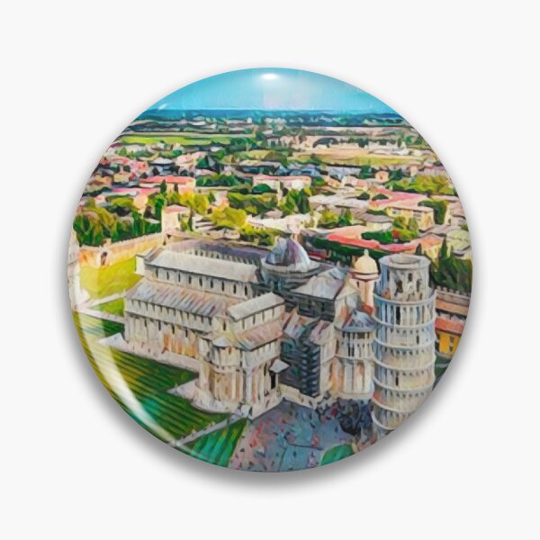 Item preview, Pisa Italy Cityscape designed and sold by Sofia-Draws.