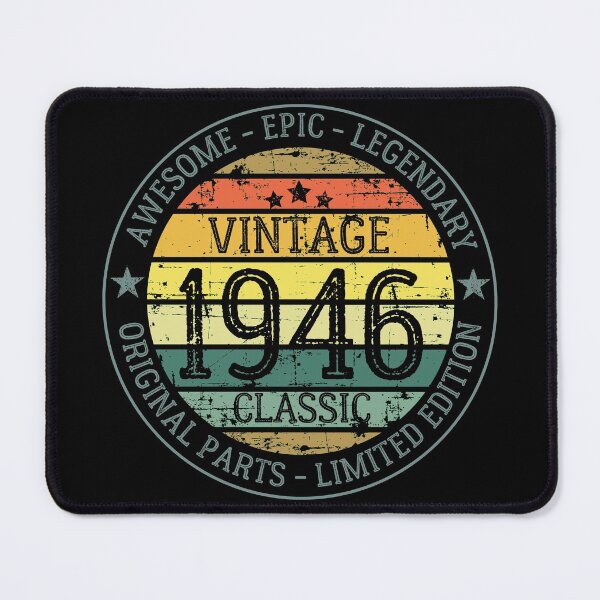 Item preview, Vintage 1946 Classic - Retro Sunset - Birthday designed and sold by Rhu Creations.
