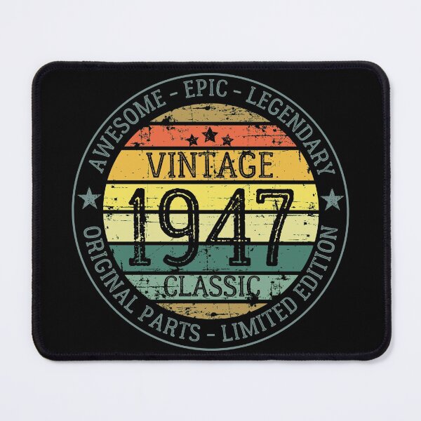 Item preview, Vintage 1947 Classic - Retro Sunset - Birthday designed and sold by Rhu Creations.