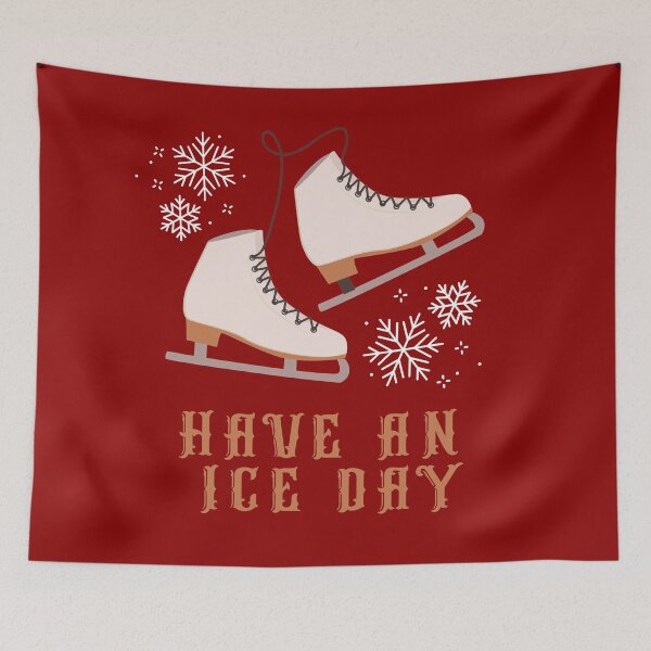 Item preview, Have An Ice Day Christmas quote designed and sold by crizzysketch.