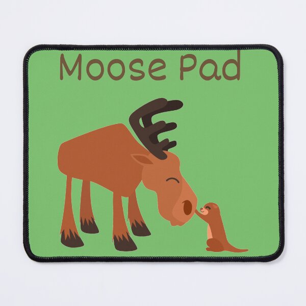 Item preview, Funny Computer Moose and Otter Gift designed and sold by CreativeBel.