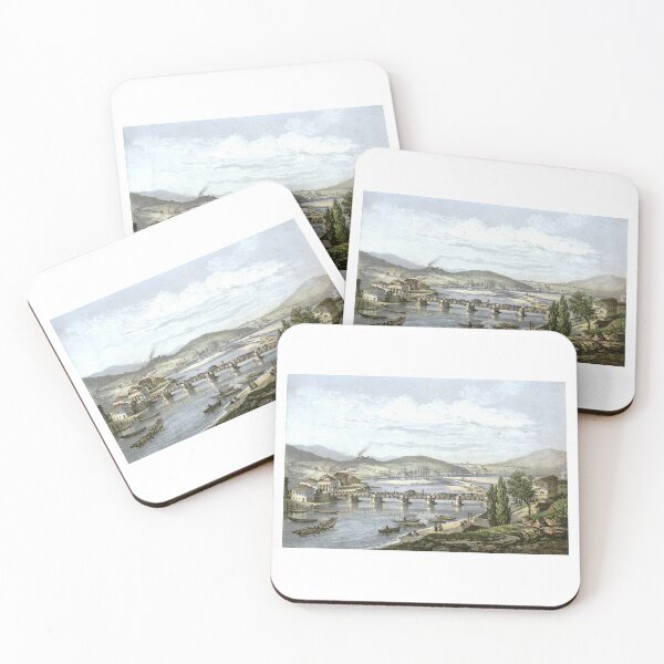 Item preview, Pont de Béhobie sur la Bidassoa designed and sold by Art Store Stickers.
