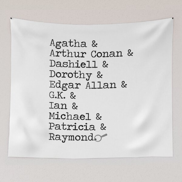 Item preview, Name Stack Crime Fiction Top-10 Novelists designed and sold by Happy Puppy Print On Demand.