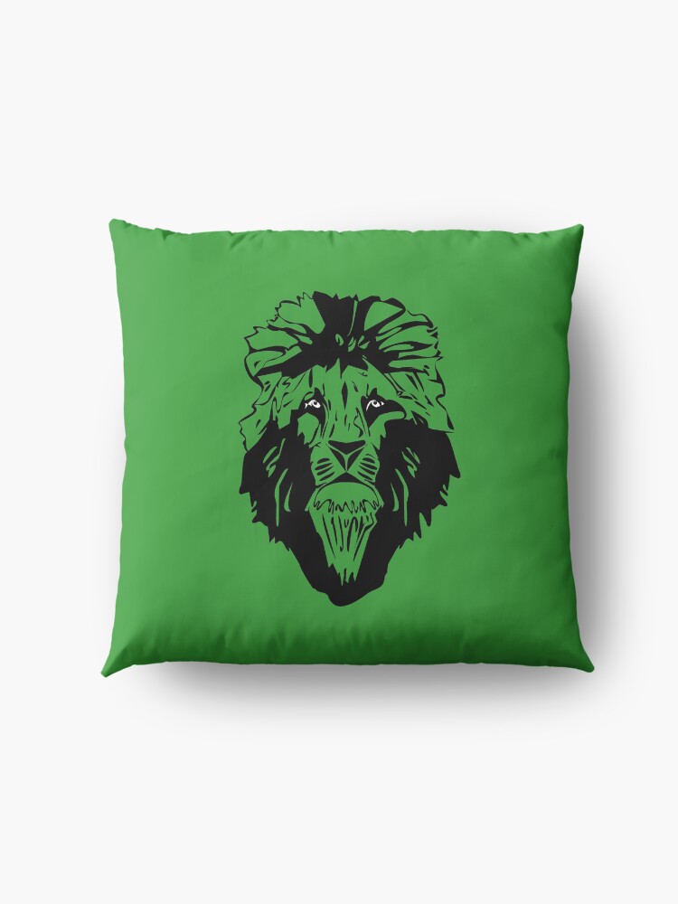 Alternative Ansicht von The Lion King - Eyes of a Lion - GREEN VERSION Bodenkissen
