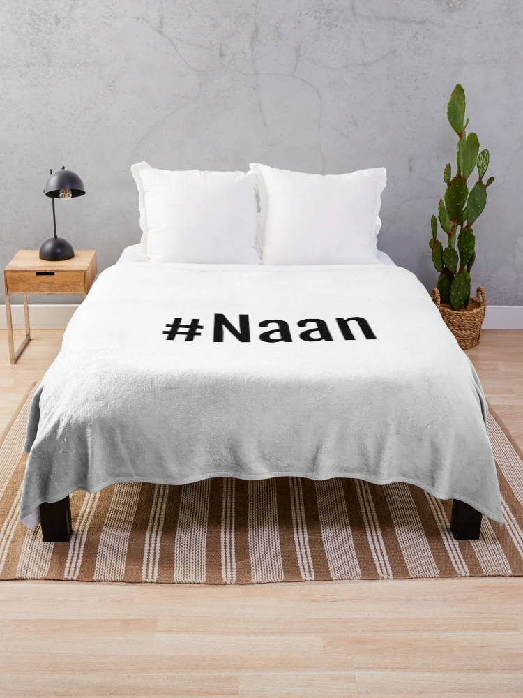 naan bread Throw Blanket