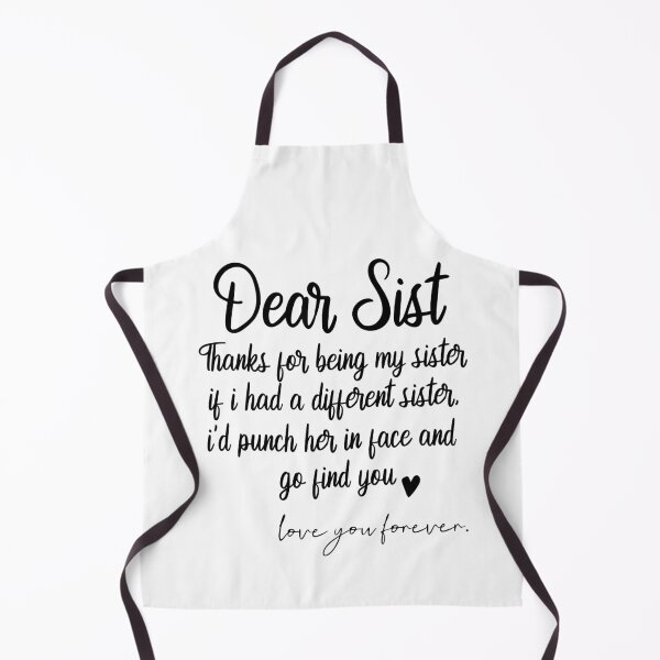 Item preview, Dear Sis, I Love My Sister Family Love Heart Gift designed and sold by Heddar Badreddine.