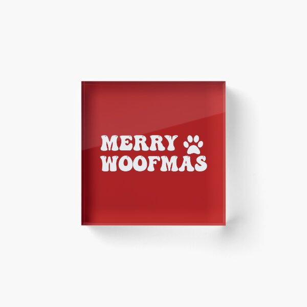 Item preview, Merry Woofmas Fun Dog Lover Christmas Slogan designed and sold by TrulyEpoque.
