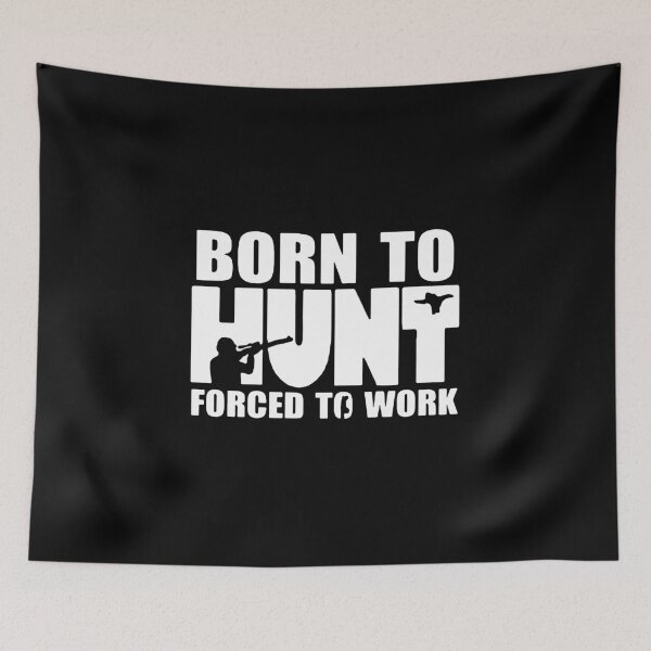Item preview, Loving Hunting Born To Hunt Forced to Work Evolution of Hunter Only Talent Hunting Funny Hunt Gift Premium Apparel Funny Holiday Xmas designed and sold by DesignByHeartUK.