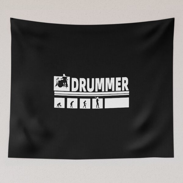 Item preview, Evolution Of A Drummer Drummer music Idea Gift Premium Apparel Funny Holiday Xmas designed and sold by DesignByHeartUK.