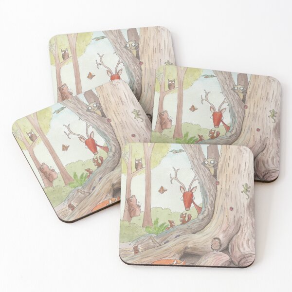 Item preview, Forest animals designed and sold by gekkographics.