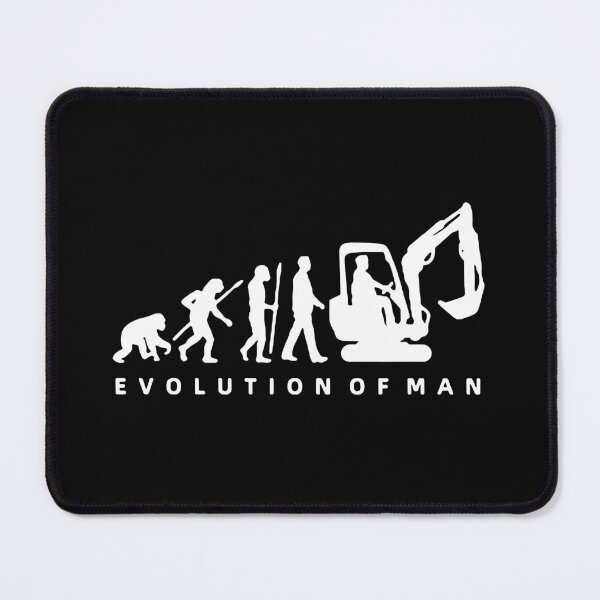 Item preview, Evolution of Excavator Love Lifting Excavator Craze Gift Premium Apparel Funny Holiday Xmas designed and sold by DesignByHeartUK.