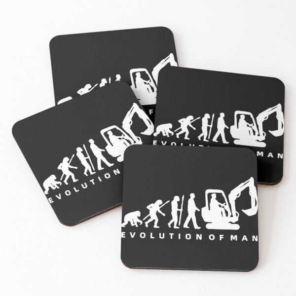 Item preview, Evolution of Excavator Love Lifting Excavator Craze Gift Premium Apparel Funny Holiday Xmas designed and sold by DesignByHeartUK.