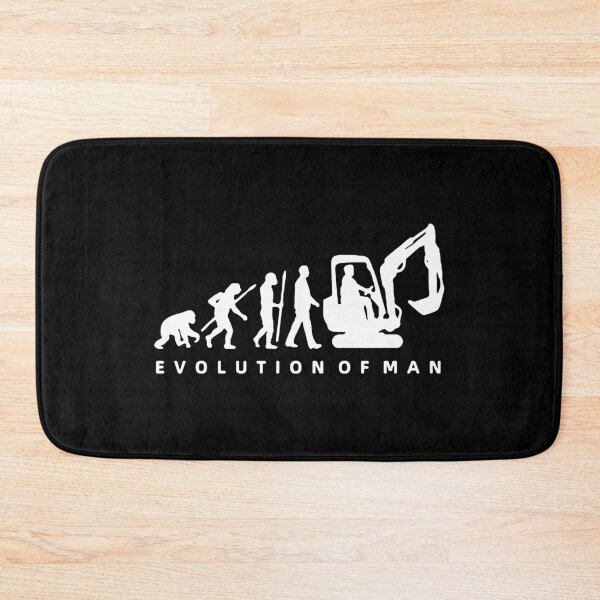 Item preview, Evolution of Excavator Love Lifting Excavator Craze Gift Premium Apparel Funny Holiday Xmas designed and sold by DesignByHeartUK.