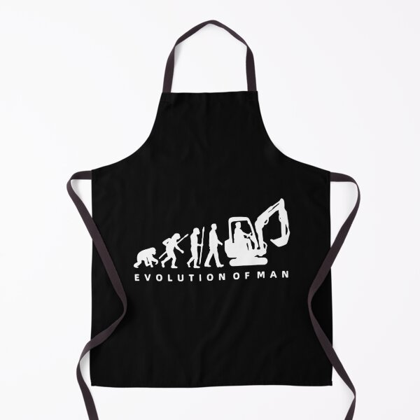 Item preview, Evolution of Excavator Love Lifting Excavator Craze Gift Premium Apparel Funny Holiday Xmas designed and sold by DesignByHeartUK.