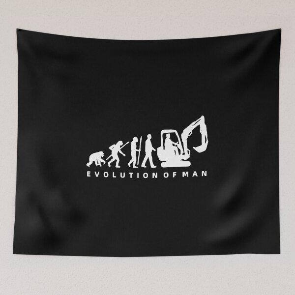 Item preview, Evolution of Excavator Love Lifting Excavator Craze Gift Premium Apparel Funny Holiday Xmas designed and sold by DesignByHeartUK.